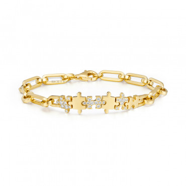 MAGIC PUZZLE BRACELET, 6 MOTIFS